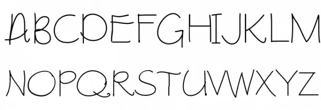 raspberrygranola Font Litere mari