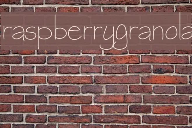 raspberrygranola Example 2