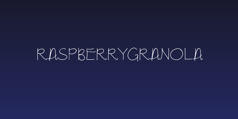raspberrygranola Social Header