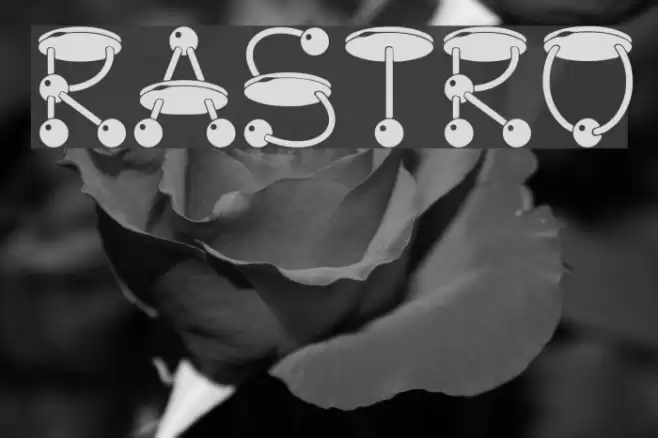 rastro Шрифта examples