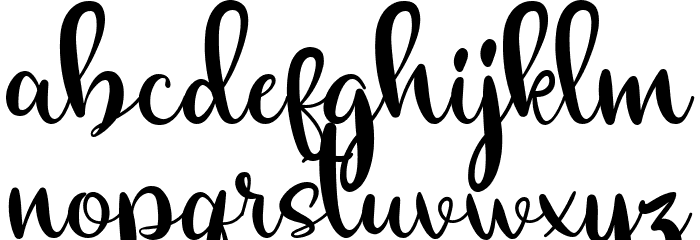 rattu personaluse Font LOWERCASE