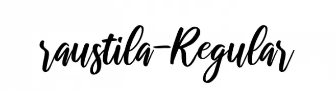 raustila-Regular  नि: शुल्क फ़ॉन्ट्स डाउनलोड