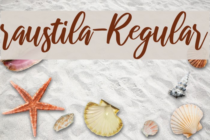 raustila-Regular Font examples