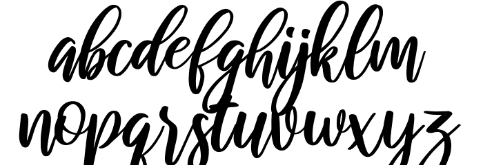 raustila-Regular Font LOWERCASE