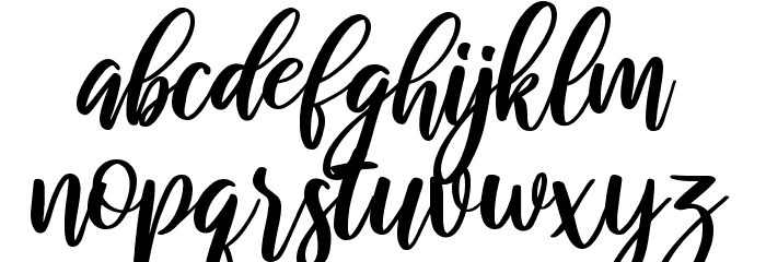 raustila Font LOWERCASE