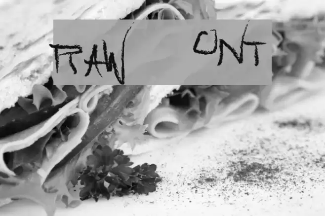 raw Font examples