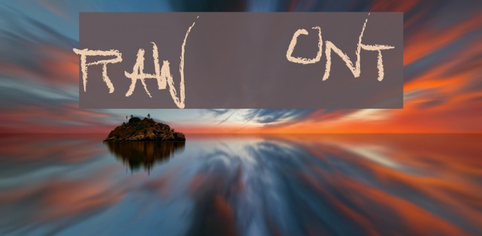 raw Font examples