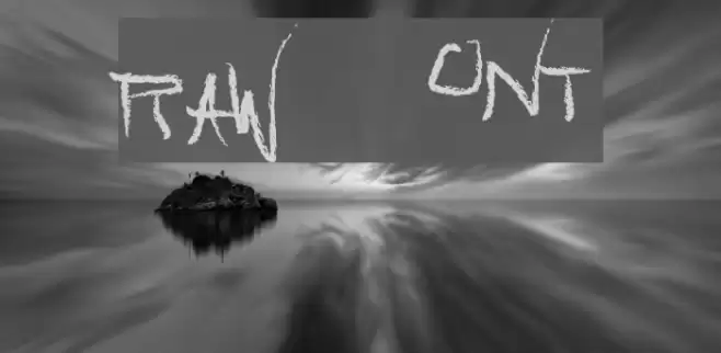 raw Font examples