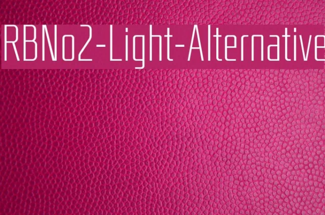 RBNo2-Light-Alternative Example 2