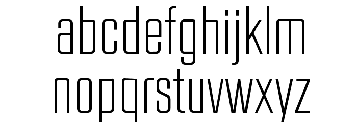 RBNo2-Light Font LOWERCASE