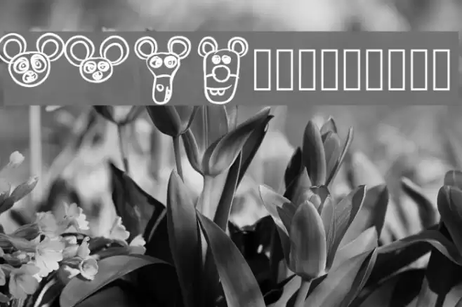 RCMiceBats Font examples