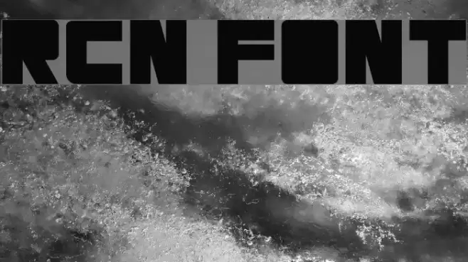 RCN Font examples