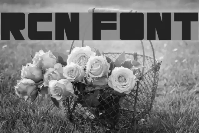 RCN Font examples