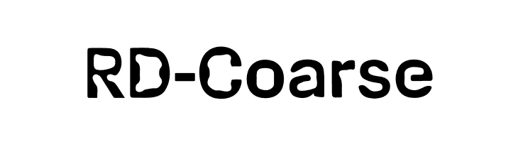 RD - Coarse  Frei Schriftart Herunterladen