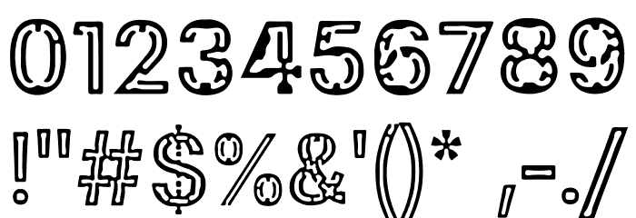 RD - Fine Font OTHER CHARS