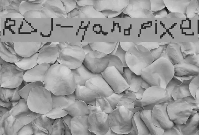 RDJ-Hand Pixel Font examples