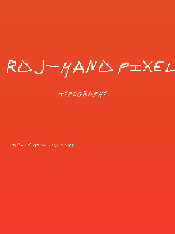 RDJ-Hand Pixel Poster