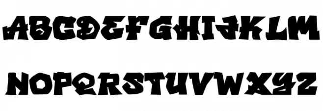 REACH YOU BOLD PERSONAL USE Font UPPERCASE