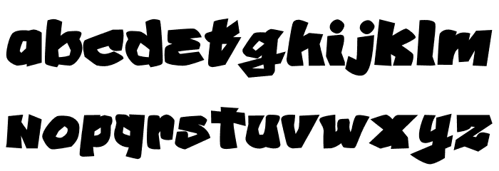 REACH YOU BOLD PERSONAL USE Font LOWERCASE