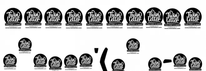 REACH YOU Thin PERSONAL USE Font OTHER CHARS