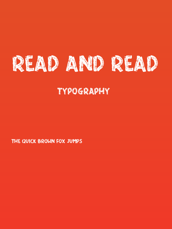 READ AND READ Poster