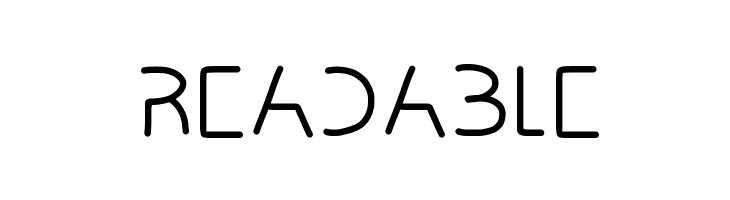 READABLE  لخطوط تنزيل
