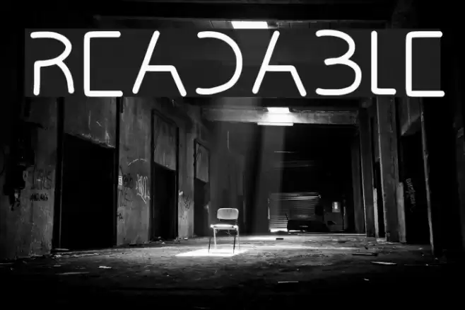 READABLE Font examples