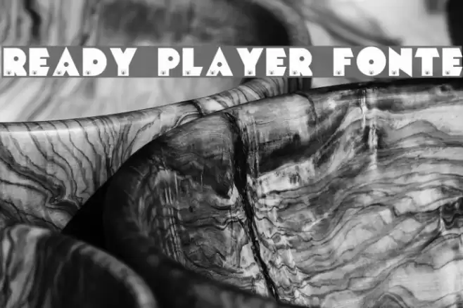 READY PLAYER FONTE フォント examples