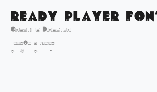 READY PLAYER FONTE Business Card