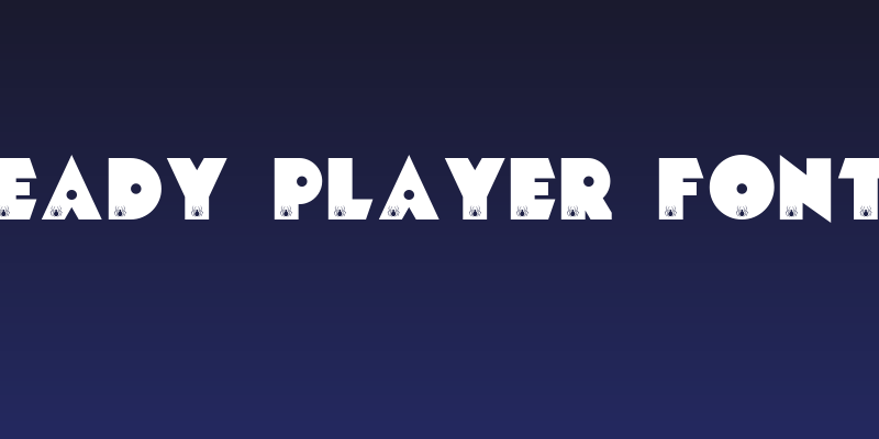 READY PLAYER FONTE Social Header