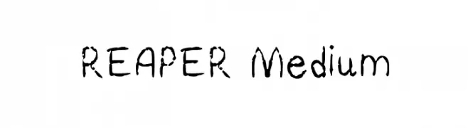 REAPER Medium  تنزيل الخطوط