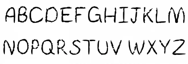 REAPER Medium Font Litere mari