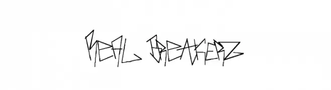 REAl BrEakerz  font caratteri gratis