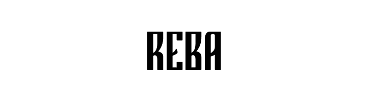 REBA  フリーフォントのダウンロード