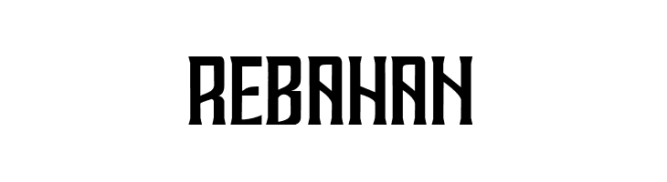 REBAHAN  baixar fontes gratis