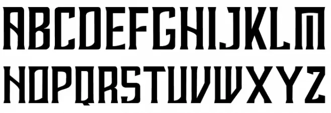 REBAHAN फ़ॉन्ट लोअरकेस