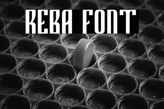 REBA Font examples
