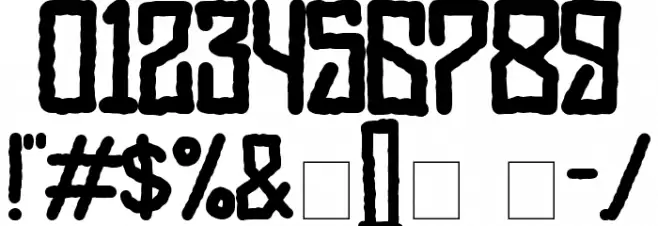 REBEL POWER Font OTHER CHARS