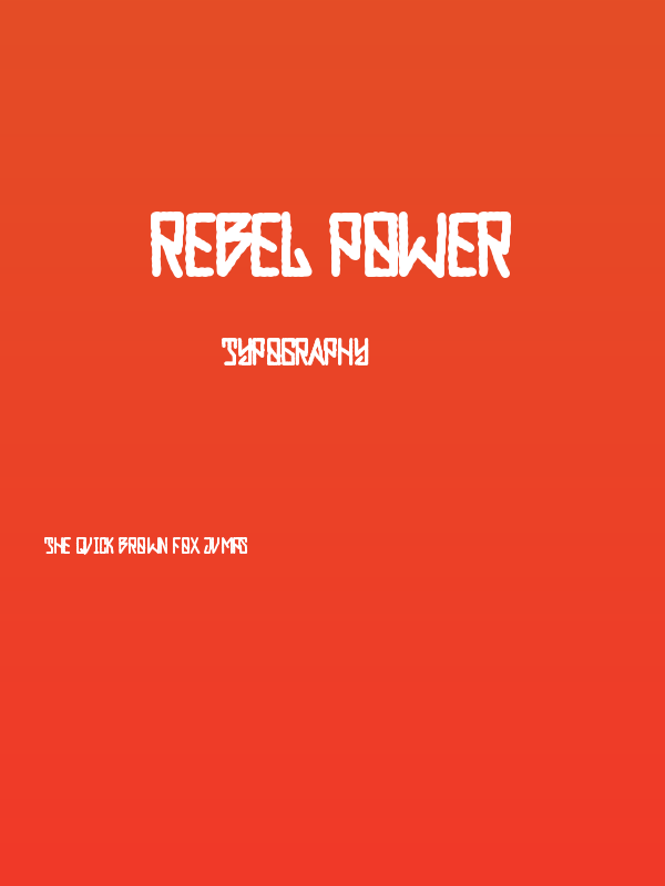 REBEL POWER Poster