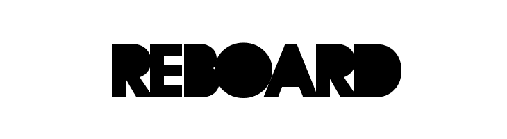 REBOARD Font