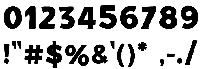 RECKFIELD-NORMAL Font OTHER CHARS