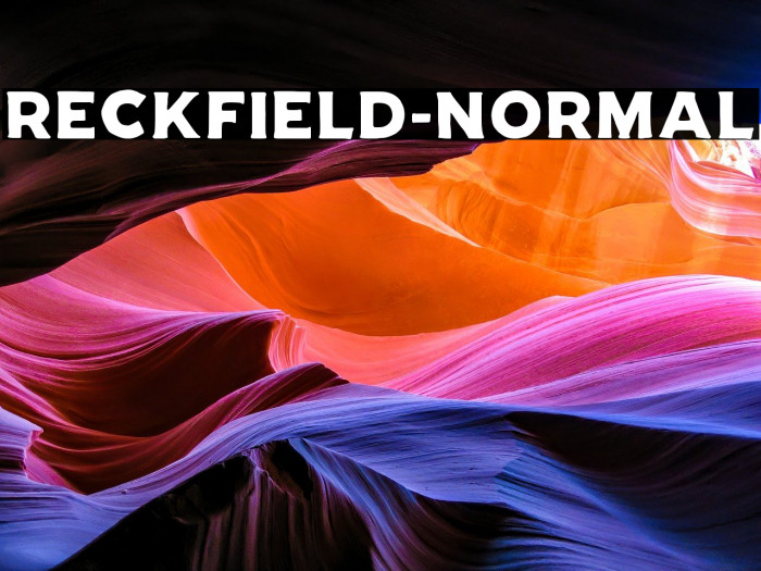 RECKFIELD-NORMAL Example 1