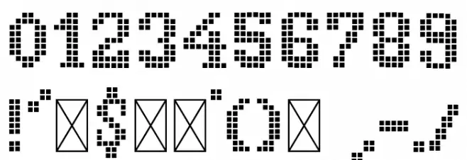 RECTAXELRegular Font OTHER CHARS