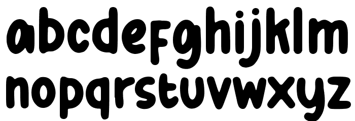 RED BURGER Font LOWERCASE