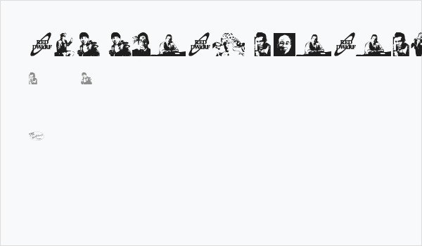 RED DWARF CHARACTERS Business Card