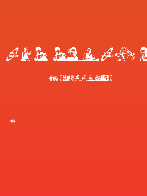 RED DWARF CHARACTERS Poster