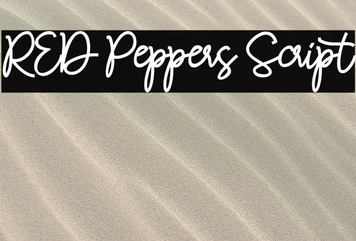 RED Peppers Script Example 1