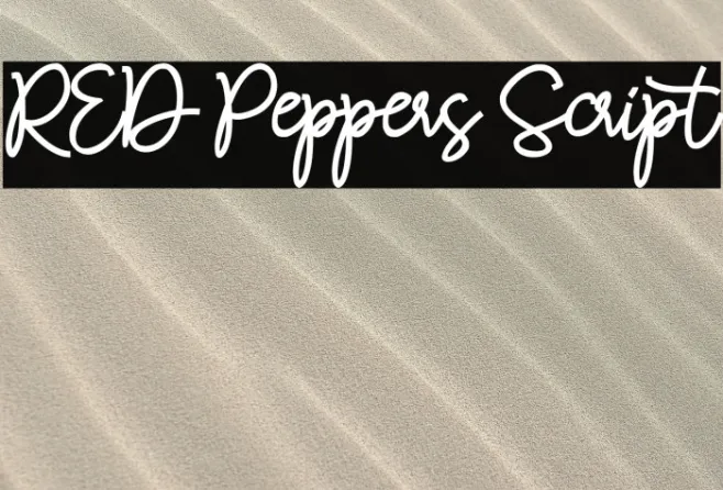 RED Peppers Script Example 1