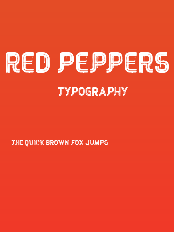 RED Peppers Poster