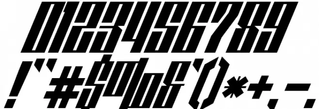 REDPOWER Font OTHER CHARS